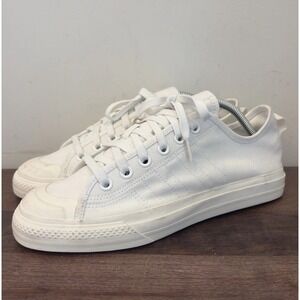 Adidas Nizza RF Mens Sneakers Shoes White Off White EF1883 Size 9 Low NEW NWT